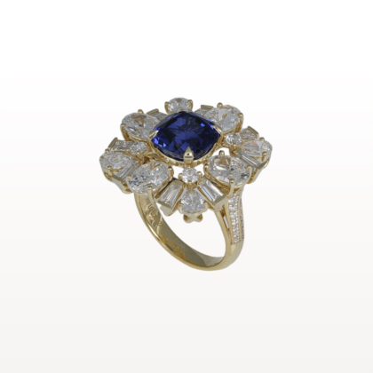Golden Tanzanite Ring