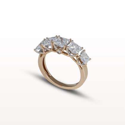 Flutter Bloom Rose Gold Diamond Ring