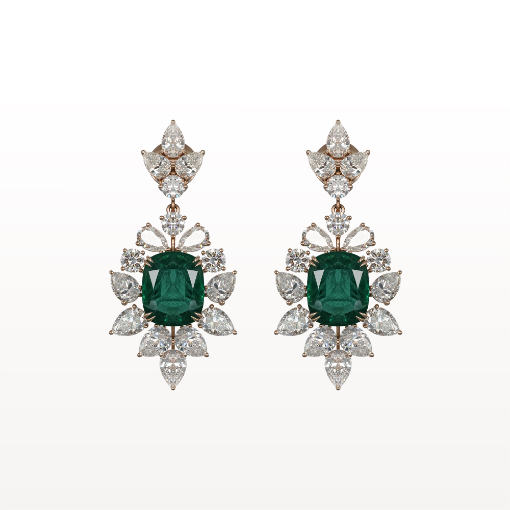 Emerald Enchanté Danglers